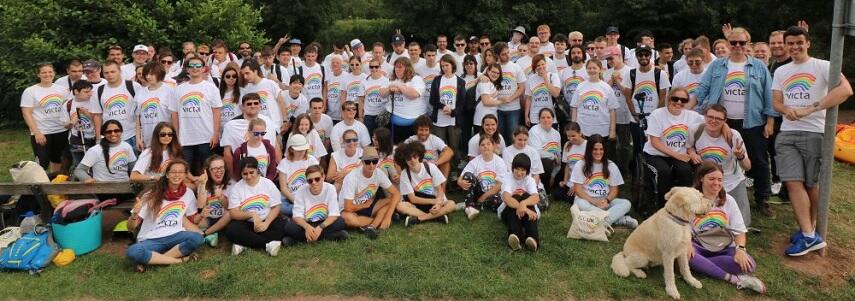 a group photo at the International exchange event