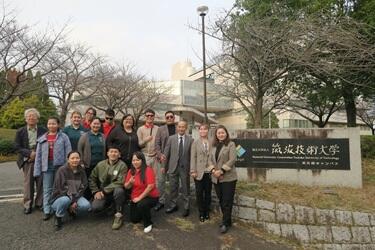 天久保キャンパスでの記念写真