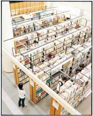 視覚障害系図書館の様子